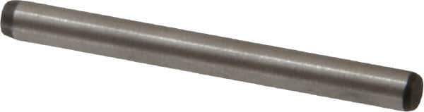 Made in USA - 3/32" Diam x 1" Pin Length 416 Stainless Steel Precision Dowel Pin - Passivated Finish, C 36-42 Hardness, 2 Beveled End - Eagle Tool & Supply