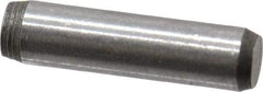Made in USA - 3/32" Diam x 3/8" Pin Length 416 Stainless Steel Precision Dowel Pin - Passivated Finish, C 36-42 Hardness, 2 Beveled End - Eagle Tool & Supply