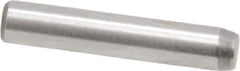 Made in USA - 3/32" Diam x 1/2" Pin Length 416 Stainless Steel Precision Dowel Pin - Passivated Finish, C 36-42 Hardness, 2 Beveled End - Eagle Tool & Supply