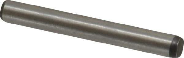 Made in USA - 3/32" Diam x 3/4" Pin Length 416 Stainless Steel Precision Dowel Pin - Passivated Finish, C 36-42 Hardness, 2 Beveled End - Eagle Tool & Supply
