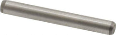 Made in USA - 1/8" Diam x 1" Pin Length 416 Stainless Steel Precision Dowel Pin - Passivated Finish, C 36-42 Hardness, 2 Beveled End - Eagle Tool & Supply