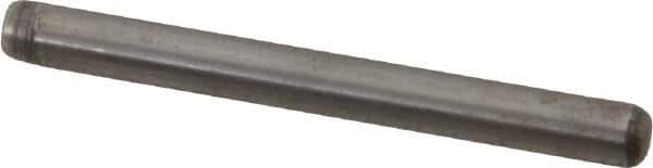 Made in USA - 1/8" Diam x 1-1/4" Pin Length 416 Stainless Steel Precision Dowel Pin - Passivated Finish, C 36-42 Hardness, 2 Beveled End - Eagle Tool & Supply