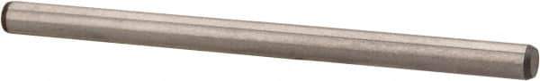 Made in USA - 1/8" Diam x 2" Pin Length 416 Stainless Steel Precision Dowel Pin - Passivated Finish, C 36-42 Hardness, 2 Beveled End - Eagle Tool & Supply