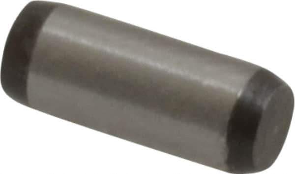 Made in USA - 1/8" Diam x 5/16" Pin Length 416 Stainless Steel Precision Dowel Pin - Passivated Finish, C 36-42 Hardness, 2 Beveled End - Eagle Tool & Supply