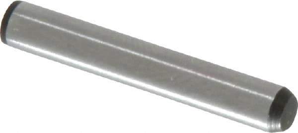 Made in USA - 5/32" Diam x 1" Pin Length 416 Stainless Steel Precision Dowel Pin - Passivated Finish, C 36-42 Hardness, 2 Beveled End - Eagle Tool & Supply