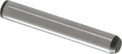 Made in USA - 5/32" Diam x 1" Pin Length 416 Stainless Steel Precision Dowel Pin - Passivated Finish, C 36-42 Hardness, 2 Beveled End - Eagle Tool & Supply