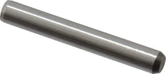 Made in USA - 5/32" Diam x 1-1/8" Pin Length 416 Stainless Steel Precision Dowel Pin - Passivated Finish, C 36-42 Hardness, 2 Beveled End - Eagle Tool & Supply