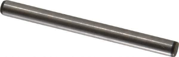 Made in USA - 5/32" Diam x 1-3/4" Pin Length 416 Stainless Steel Precision Dowel Pin - Passivated Finish, C 36-42 Hardness, 2 Beveled End - Eagle Tool & Supply