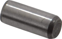 Made in USA - 5/32" Diam x 3/8" Pin Length 416 Stainless Steel Precision Dowel Pin - Passivated Finish, C 36-42 Hardness, 2 Beveled End - Eagle Tool & Supply