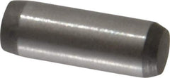Made in USA - 5/32" Diam x 7/16" Pin Length 416 Stainless Steel Precision Dowel Pin - Passivated Finish, C 36-42 Hardness, 2 Beveled End - Eagle Tool & Supply