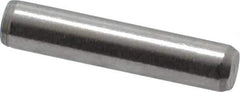 Made in USA - 5/32" Diam x 3/4" Pin Length 416 Stainless Steel Precision Dowel Pin - Passivated Finish, C 36-42 Hardness, 2 Beveled End - Eagle Tool & Supply