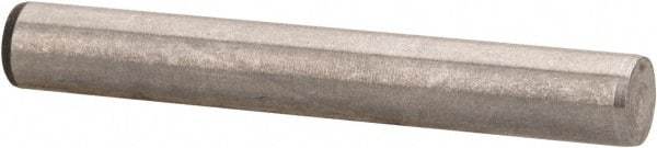 Made in USA - 3/16" Diam x 1-3/8" Pin Length 416 Stainless Steel Precision Dowel Pin - Passivated Finish, C 36-42 Hardness, 2 Beveled End - Eagle Tool & Supply
