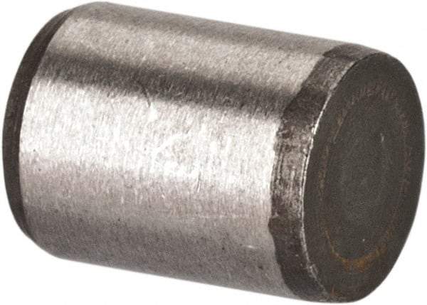 Made in USA - 3/16" Diam x 1/4" Pin Length 416 Stainless Steel Precision Dowel Pin - Passivated Finish, C 36-42 Hardness, 2 Beveled End - Eagle Tool & Supply
