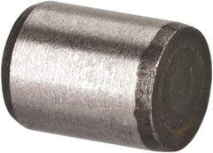 Made in USA - 3/16" Diam x 1/4" Pin Length 416 Stainless Steel Precision Dowel Pin - Passivated Finish, C 36-42 Hardness, 2 Beveled End - Eagle Tool & Supply