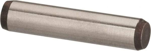 Made in USA - 3/16" Diam x 7/8" Pin Length 416 Stainless Steel Precision Dowel Pin - Passivated Finish, C 36-42 Hardness, 2 Beveled End - Eagle Tool & Supply