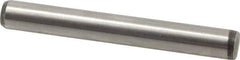 Made in USA - 1/4" Diam x 2" Pin Length 416 Stainless Steel Precision Dowel Pin - Passivated Finish, C 36-42 Hardness, 2 Beveled End - Eagle Tool & Supply