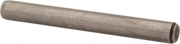 Made in USA - 1/4" Diam x 2-1/4" Pin Length 416 Stainless Steel Precision Dowel Pin - Passivated Finish, C 36-42 Hardness, 2 Beveled End - Eagle Tool & Supply