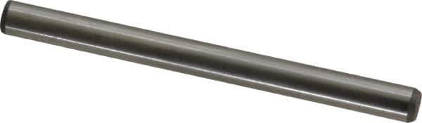 Made in USA - 1/4" Diam x 3" Pin Length 416 Stainless Steel Precision Dowel Pin - Passivated Finish, C 36-42 Hardness, 2 Beveled End - Eagle Tool & Supply