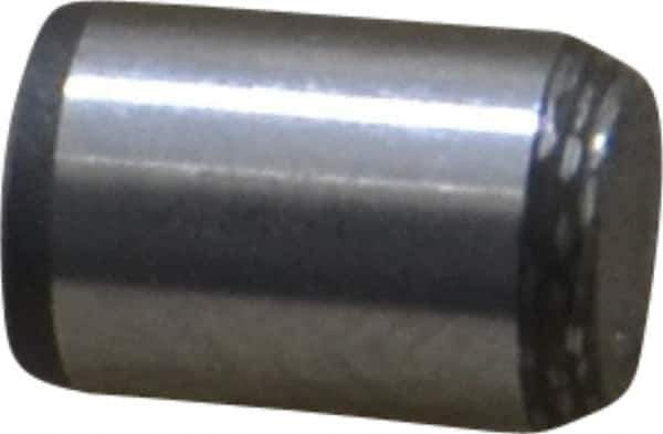 Made in USA - 1/4" Diam x 3/8" Pin Length 416 Stainless Steel Precision Dowel Pin - Passivated Finish, C 36-42 Hardness, 2 Beveled End - Eagle Tool & Supply