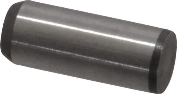 Made in USA - 1/4" Diam x 5/8" Pin Length 416 Stainless Steel Precision Dowel Pin - Passivated Finish, C 36-42 Hardness, 2 Beveled End - Eagle Tool & Supply