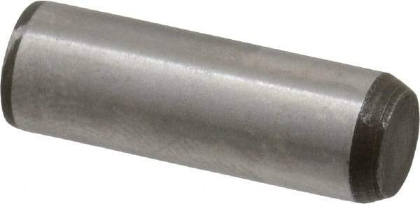 Made in USA - 1/4" Diam x 3/4" Pin Length 416 Stainless Steel Precision Dowel Pin - Passivated Finish, C 36-42 Hardness, 2 Beveled End - Eagle Tool & Supply