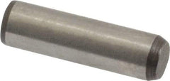 Made in USA - 1/4" Diam x 7/8" Pin Length 416 Stainless Steel Precision Dowel Pin - Passivated Finish, C 36-42 Hardness, 2 Beveled End - Eagle Tool & Supply