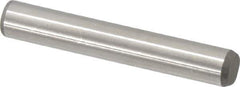 Made in USA - 5/16" Diam x 2" Pin Length 416 Stainless Steel Precision Dowel Pin - Passivated Finish, C 36-42 Hardness, 2 Beveled End - Eagle Tool & Supply