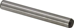 Made in USA - 5/16" Diam x 2-1/2" Pin Length 416 Stainless Steel Precision Dowel Pin - Passivated Finish, C 36-42 Hardness, 2 Beveled End - Eagle Tool & Supply