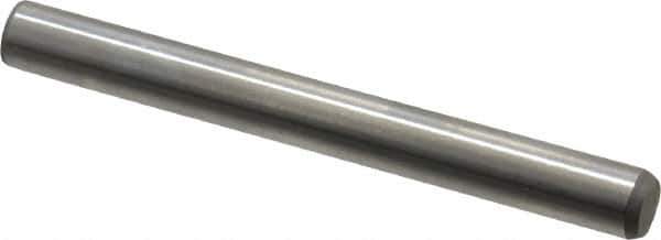 Made in USA - 5/16" Diam x 3" Pin Length 416 Stainless Steel Precision Dowel Pin - Passivated Finish, C 36-42 Hardness, 2 Beveled End - Eagle Tool & Supply