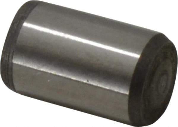 Made in USA - 5/16" Diam x 1/2" Pin Length 416 Stainless Steel Precision Dowel Pin - Passivated Finish, C 36-42 Hardness, 2 Beveled End - Eagle Tool & Supply