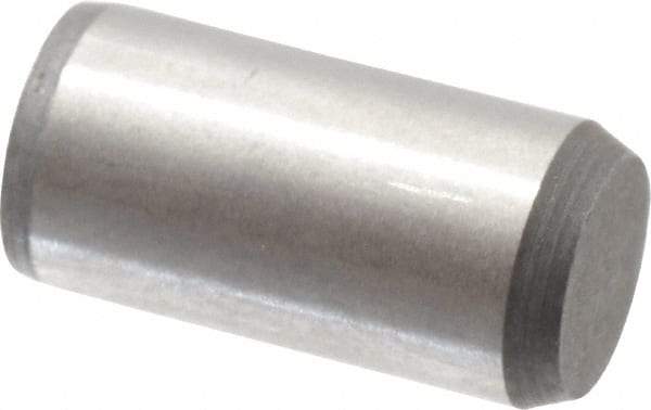 Made in USA - 5/16" Diam x 5/8" Pin Length 416 Stainless Steel Precision Dowel Pin - Passivated Finish, C 36-42 Hardness, 2 Beveled End - Eagle Tool & Supply