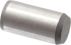 Made in USA - 5/16" Diam x 5/8" Pin Length 416 Stainless Steel Precision Dowel Pin - Passivated Finish, C 36-42 Hardness, 2 Beveled End - Eagle Tool & Supply