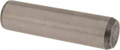 Made in USA - 3/8" Diam x 1-3/8" Pin Length 416 Stainless Steel Precision Dowel Pin - Passivated Finish, C 36-42 Hardness, 2 Beveled End - Eagle Tool & Supply