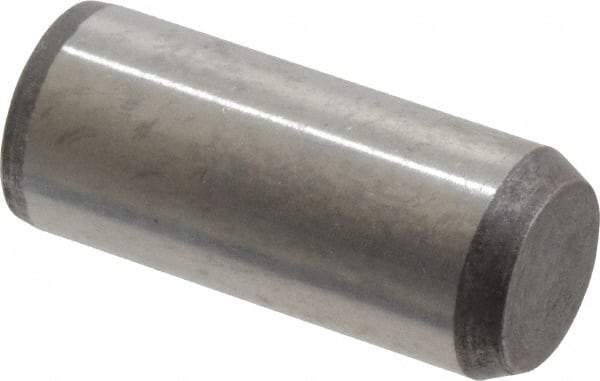 Made in USA - 3/8" Diam x 7/8" Pin Length 416 Stainless Steel Precision Dowel Pin - Passivated Finish, C 36-42 Hardness, 2 Beveled End - Eagle Tool & Supply