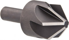 Keo - 1-1/4" Head Diam, 1/2" Shank Diam, 6 Flute 90° High Speed Steel Countersink - Eagle Tool & Supply