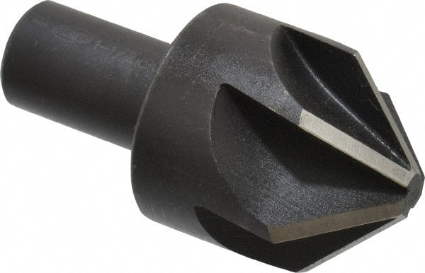 Keo - 1-1/2" Head Diam, 3/4" Shank Diam, 6 Flute 90° High Speed Steel Countersink - Eagle Tool & Supply