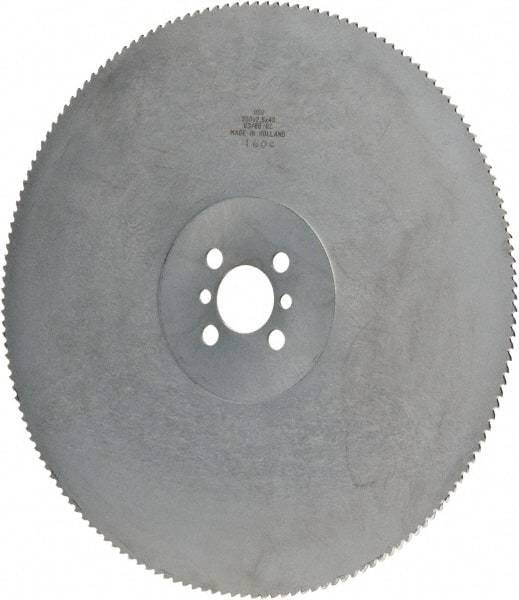 Kinkelder Saw - 315mm Blade Diam, 200 Teeth, High Speed Steel Cold Saw Blade - 40mm Arbor Hole Diam, 2.5mm Blade Thickness - Eagle Tool & Supply