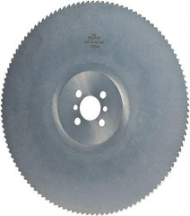 Kinkelder Saw - 350mm Blade Diam, 120 Teeth, High Speed Steel Cold Saw Blade - 40mm Arbor Hole Diam, 2.5mm Blade Thickness - Eagle Tool & Supply