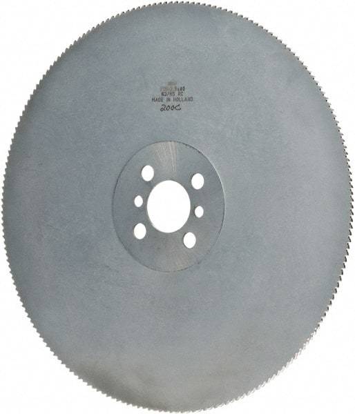 Kinkelder Saw - 350mm Blade Diam, 160 Teeth, High Speed Steel Cold Saw Blade - 40mm Arbor Hole Diam, 2.5mm Blade Thickness - Eagle Tool & Supply