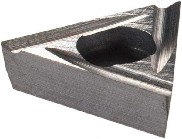 Komet - TOHX090202 G20 Grade K10 Carbide Boring Insert - Uncoated, 60° Triangle, 8° Relief Angle, 5.6mm Inscr Circle, 2.5mm Thick, 0.2mm Corner Radius - Eagle Tool & Supply