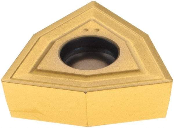 Komet - WOEX100504 00 Grade BK8425 Carbide Indexable Drill Insert - TiAlN/TiN Finish, Trigon, 15mm Inscribed Circle - Eagle Tool & Supply