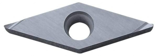 Kyocera - VBGT220.5 F Grade PR930 Carbide Turning Insert - TiCN Finish, 35° Diamond, 1/4" Inscr Circle, 1/8" Thick, 0.0079" Corner Radius - Eagle Tool & Supply