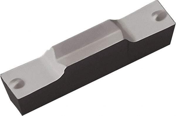 Kyocera - 4020080GMG Grade CR9025, 4mm Cutting Width Ceramic Grooving Insert - 0.492" Max Depth of Cut, Neutral, 1/32" Corner Radius, TiCN/TiN Finish - Eagle Tool & Supply