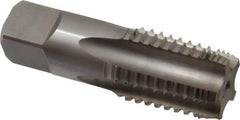 Hertel - 3/4-14 NPTF, 5 Flutes, Bright Finish, High Speed Steel, Interrupted Thread Pipe Tap - Eagle Tool & Supply
