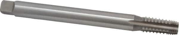 Hertel - 1/4-18 NPT, 5 Flute, High Speed Steel, Extension Pipe Tap - 6" OAL, 1-1/16" Thread Length - Eagle Tool & Supply