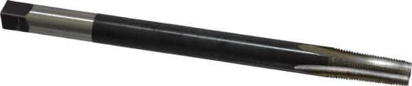 Hertel - 1/8-27 NPT, 4 Flute, Plug Chamfer, Bright Finish, High Speed Steel, Extension Pipe Tap - 6" OAL, 3/4" Thread Length - Eagle Tool & Supply