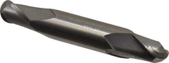 Hertel - 1/2" Diam, 5/8" LOC, 2 Flute Solid Carbide Ball End Mill - Double End, 3" OAL, 1/2" Shank Diam - Eagle Tool & Supply
