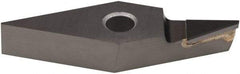 Hertel - HT-VNMX330.5 Grade HT420CD Polycrystalline Diamond (PCD) Turning Insert - Uncoated, Diamond, 3/8" Inscr Circle, 3/16" Thick, 0.0078" Corner Radius - Eagle Tool & Supply