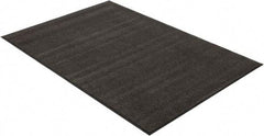 PRO-SAFE - 6 Ft. Long x 4 Ft. Wide, Poly Blended Carpet Surface, Cut Pile Entrance Matting - 3/8 Inch Thick, Indoor, Medium Traffic, Vinyl, Charcoal - Eagle Tool & Supply
