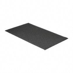PRO-SAFE - 5' Long x 3' Wide, Dry Environment, Anti-Fatigue Matting - Black, Vinyl with Vinyl Sponge Base, Beveled on 4 Sides - Eagle Tool & Supply